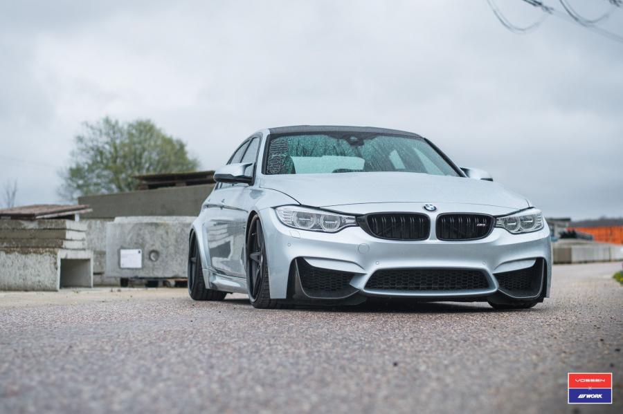  BMW M3 Sedan on Vossen Wheels (VWS-3) 2017 года  (фото 18 из 44)